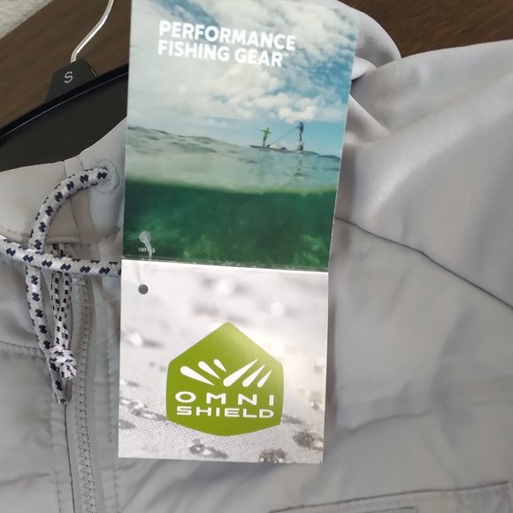 🆕 Columbia Women's Tidal Sands Hybrid Hoodie, Small-Cool Grey, Brand NEW, Auth. - Picture 4 of 7